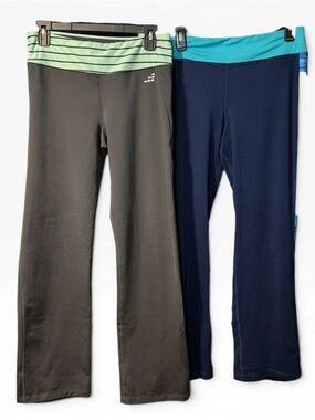 BCG TWO Yoga Pants Gray Blue Size Medium